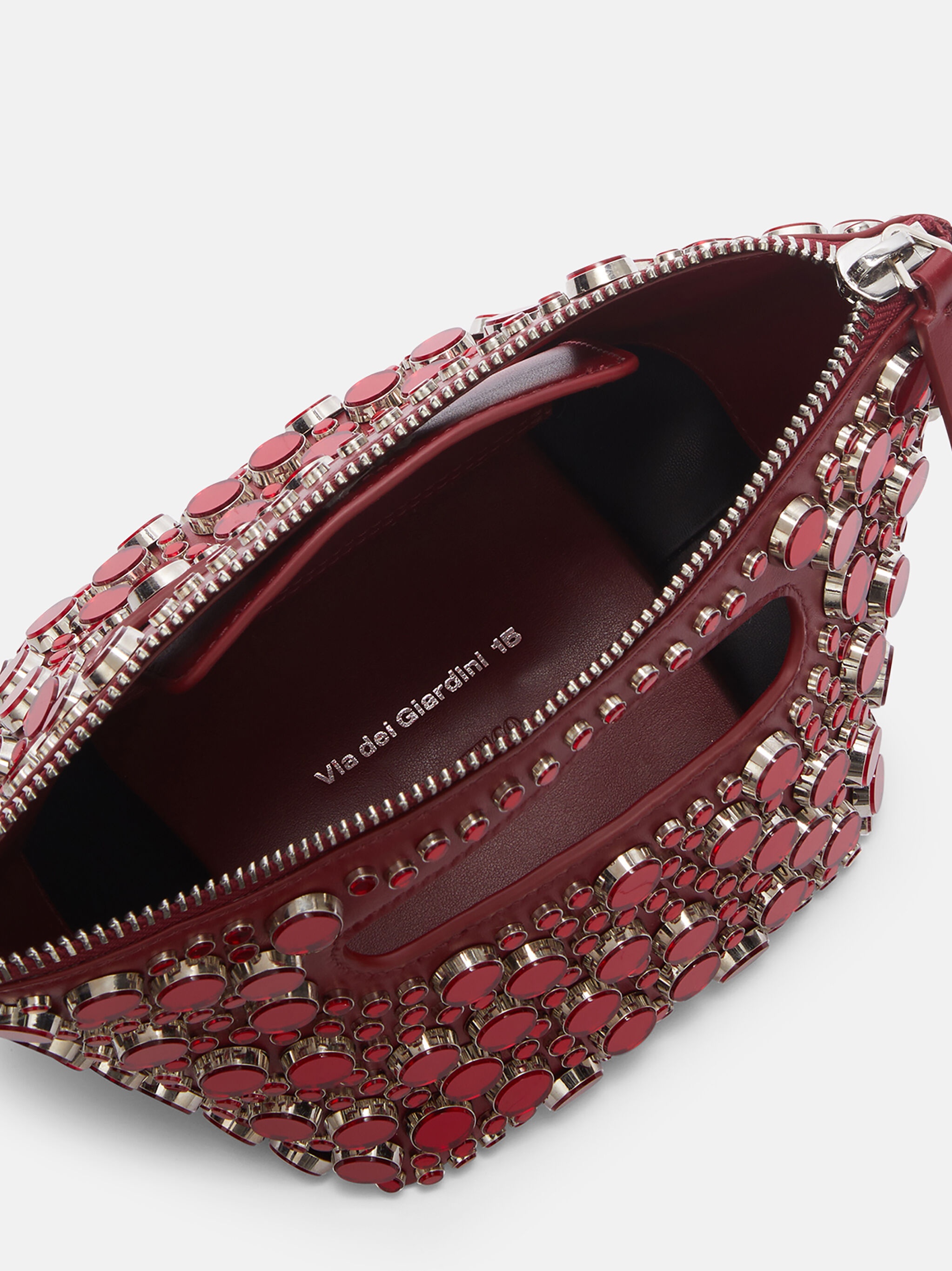 ''VIA DEI GIARDINI 15'' RED TOTE BAG - 4