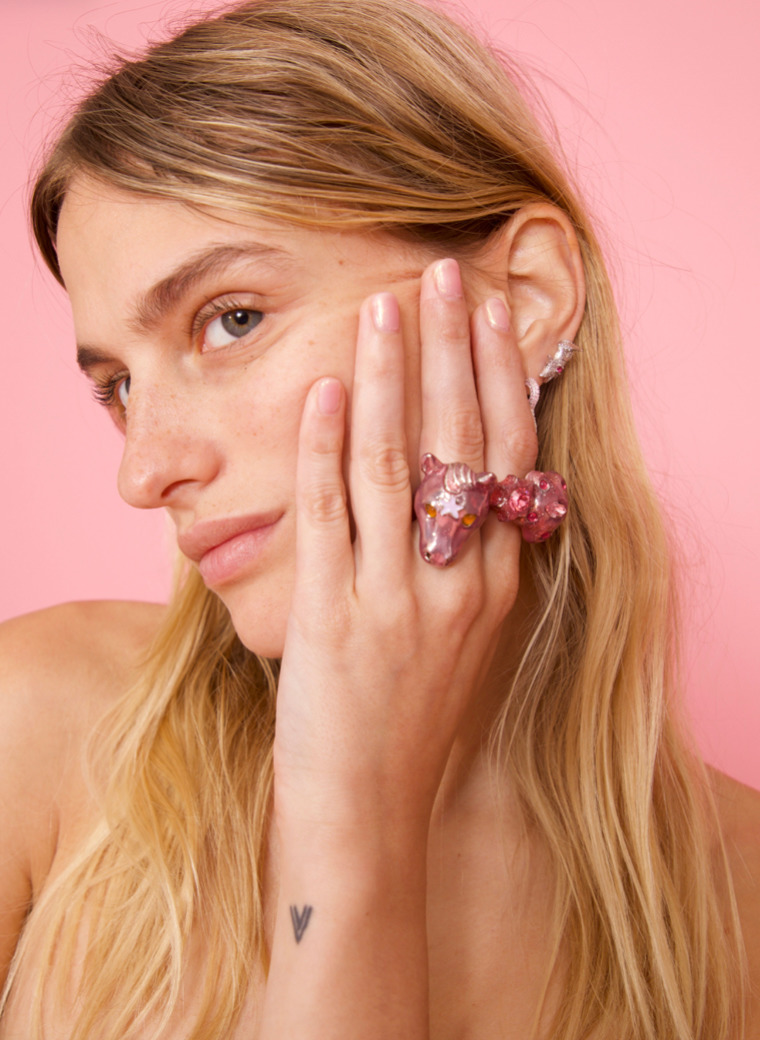 SOFT PINK BABY PONY RING - 2