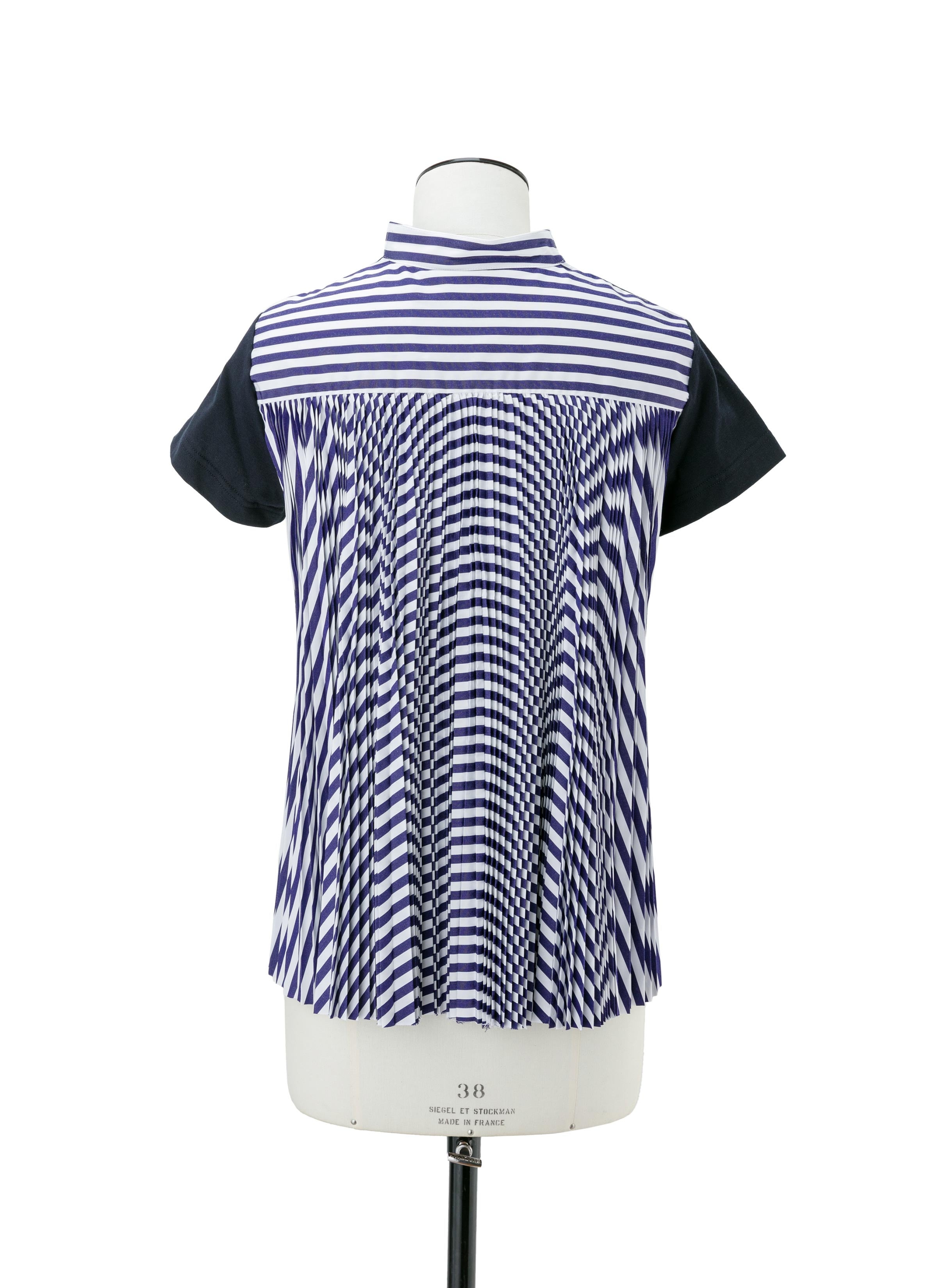 Cotton Poplin x Cotton Jersey T-Shirt - 3