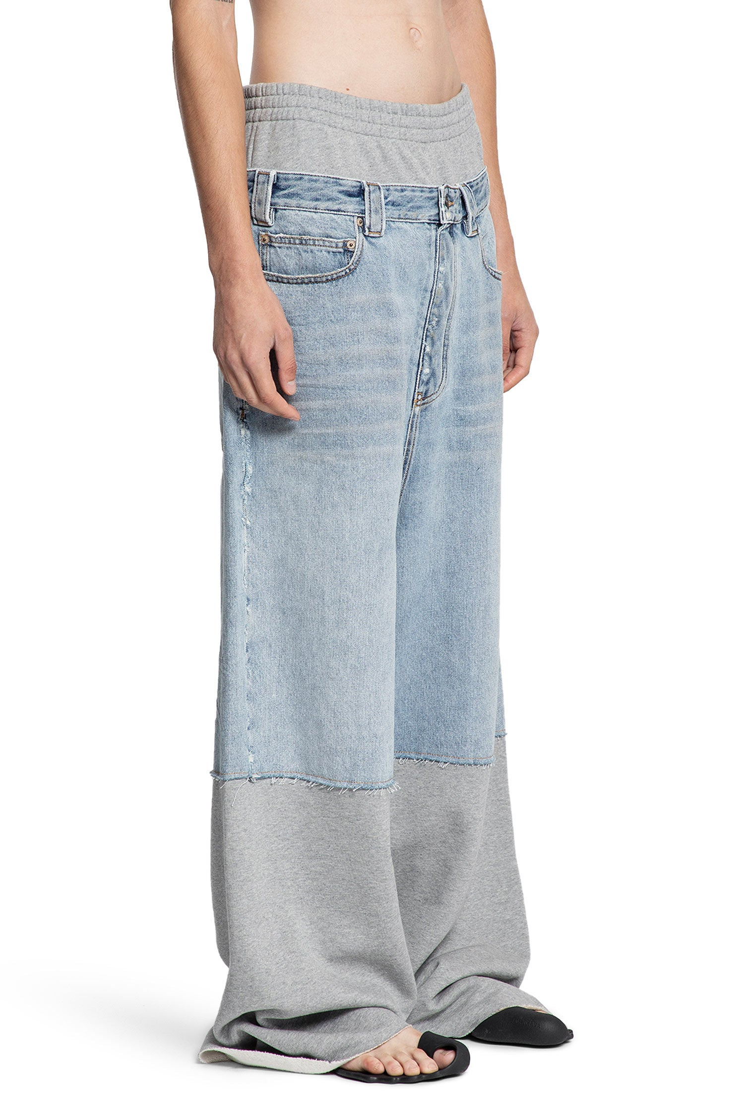 Patched-Molleton-Baggy-Pants - 2