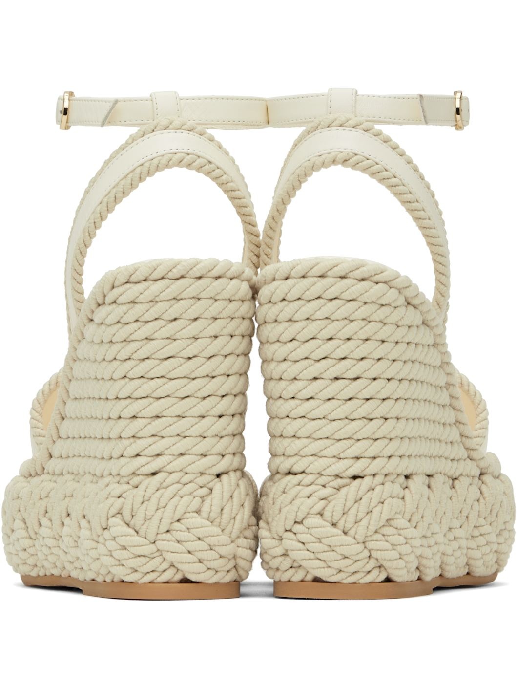 Off-White VLogo Torchon Wedge Sandals - 2