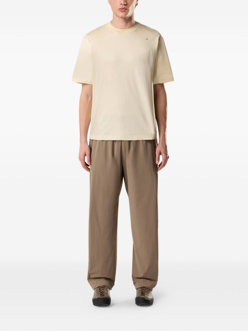 Stone Island crew-neck logo T-shirt outlook