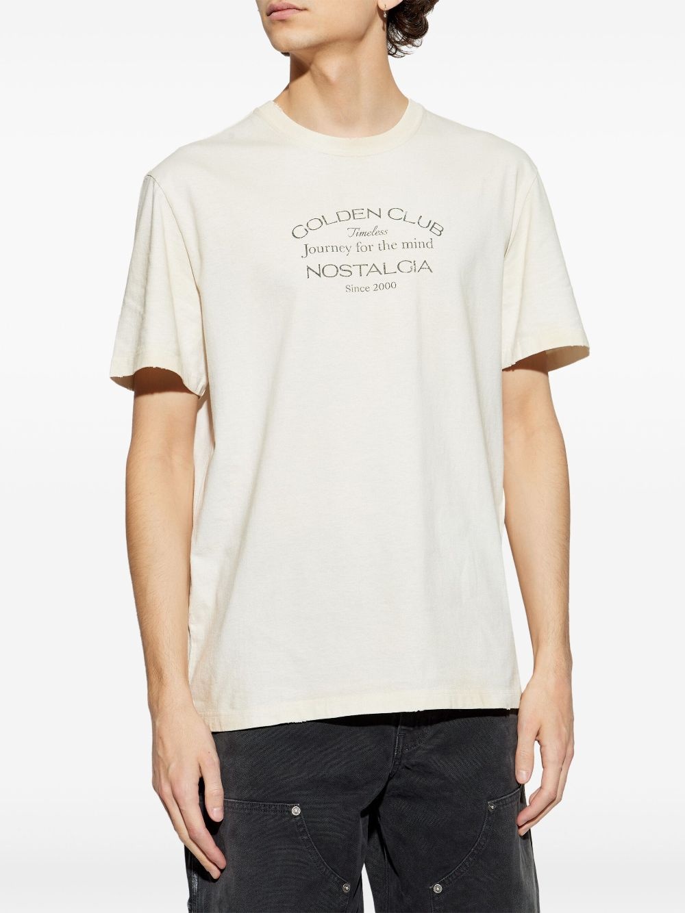 slogan-print T-shirt - 3