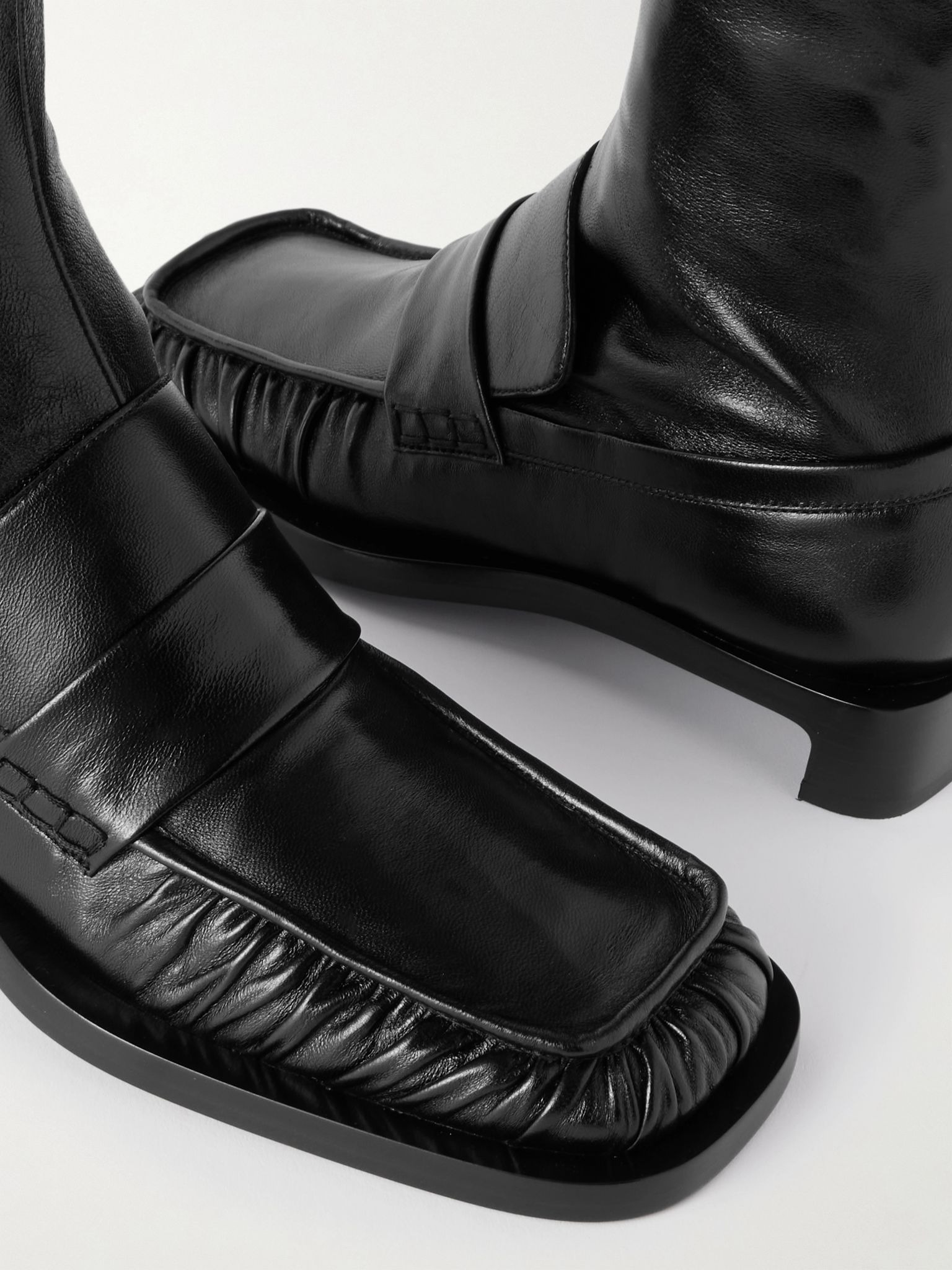 Leather boots Black - 4