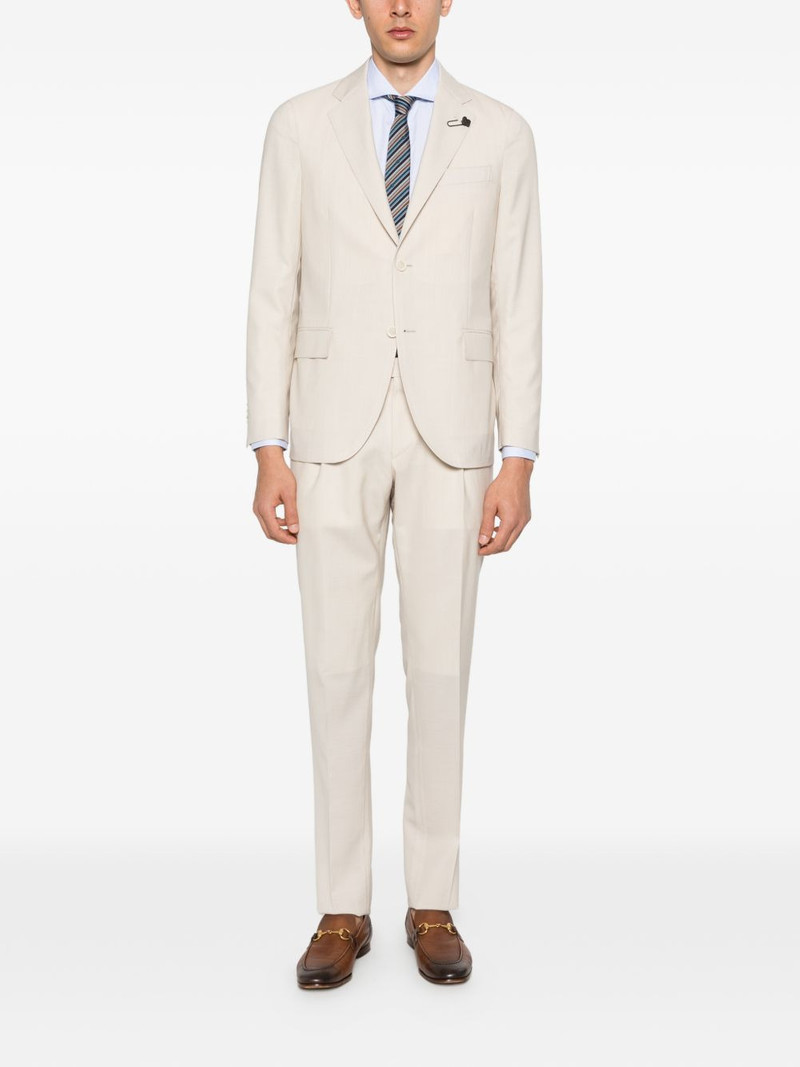 LARDINI notched-lapel suit outlook
