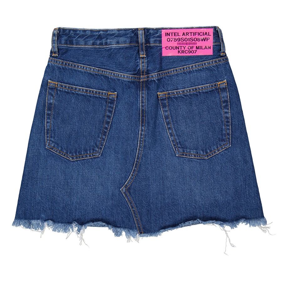 Marcelo Burlon Denim Blue Skirt - 2