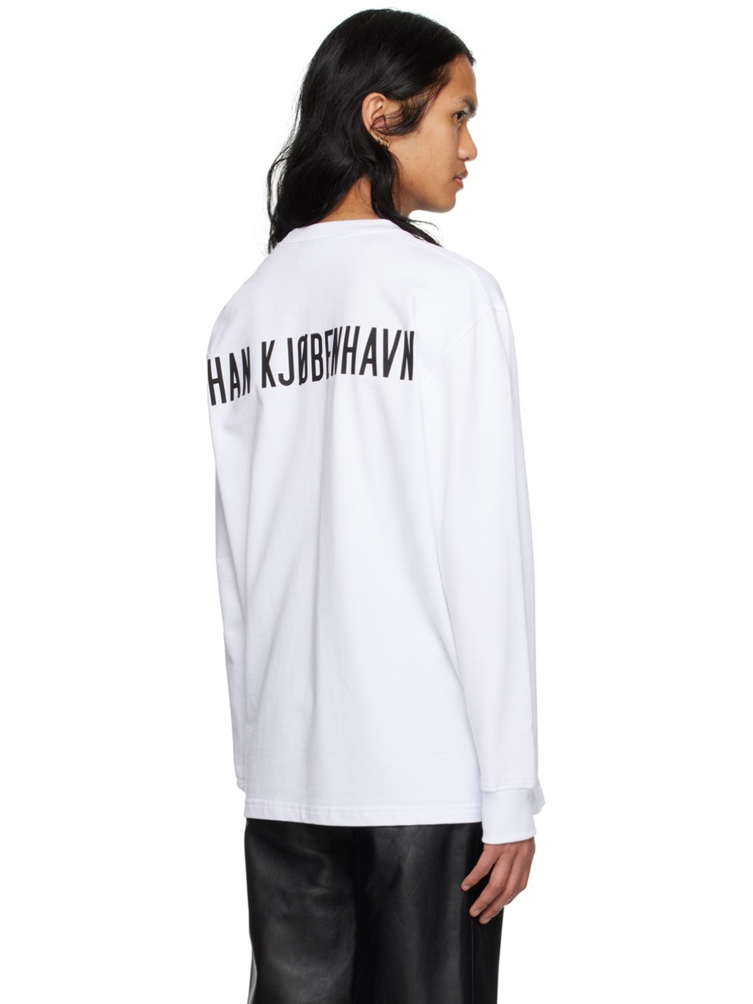 SSENSE Exclusive White Long Sleeve T-Shirt - 3