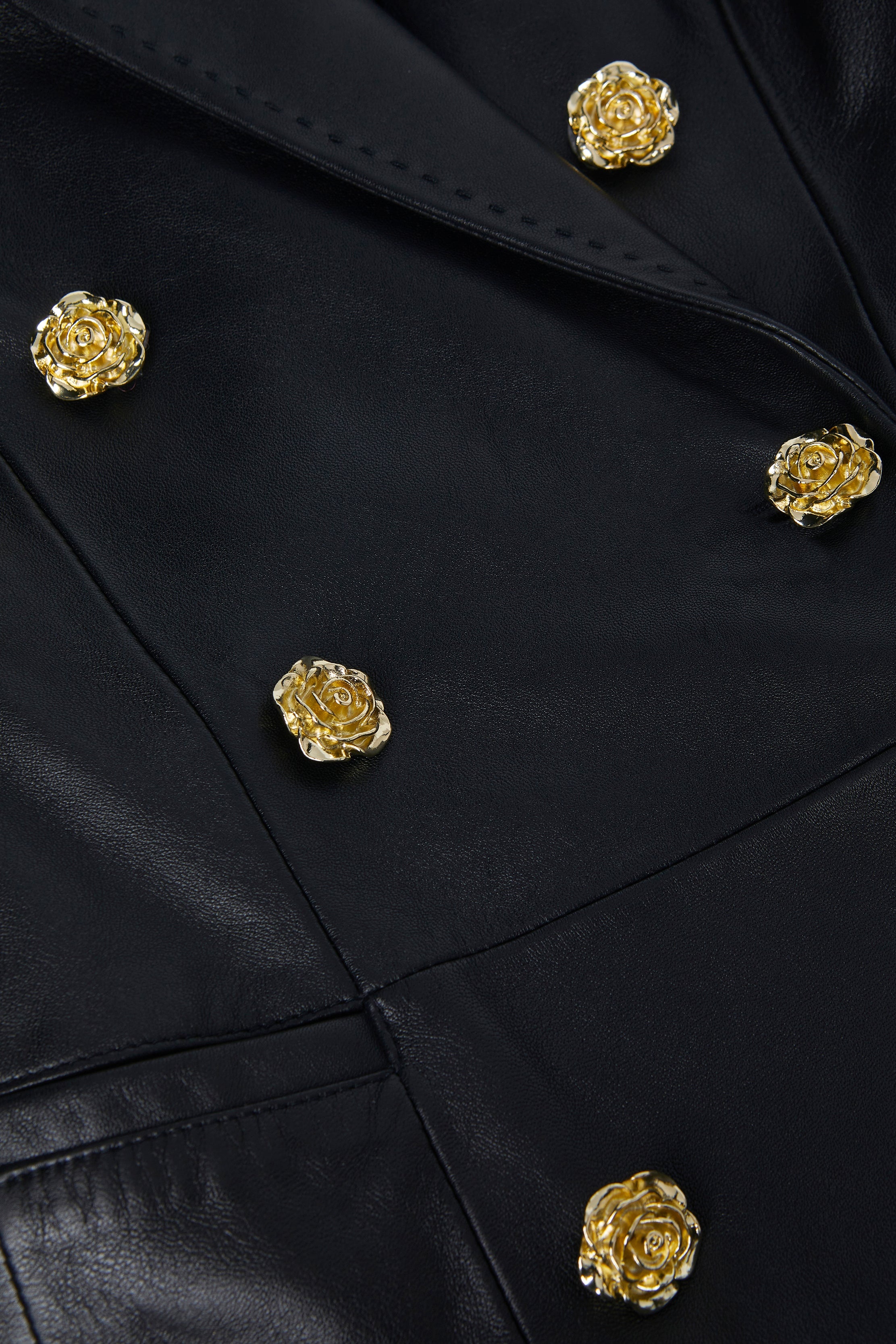 Tora Leather Blazer Dress - 3