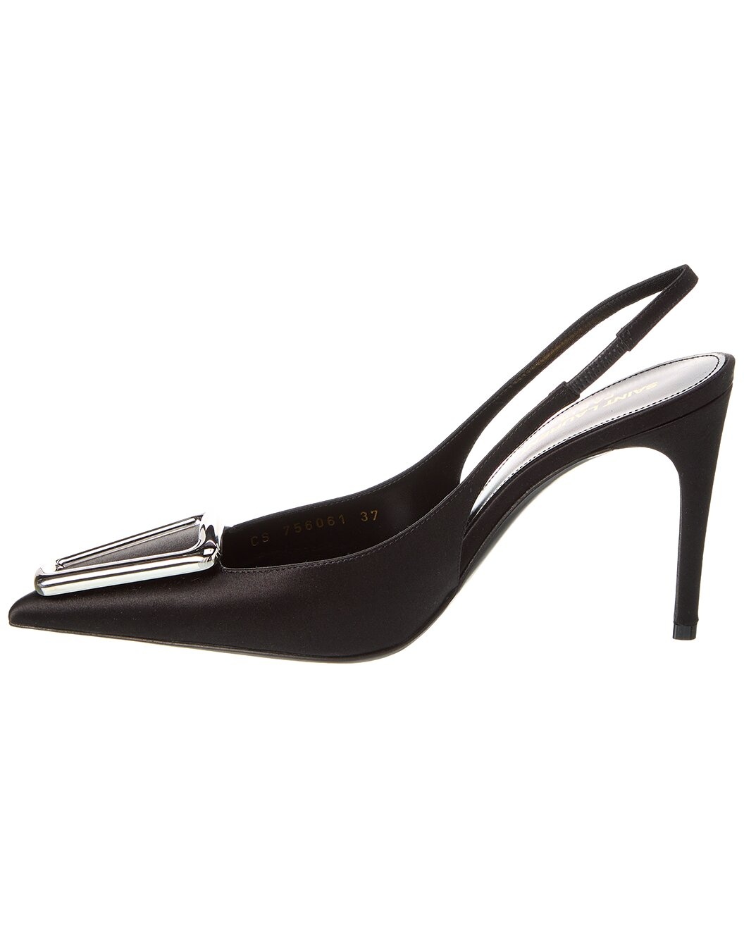 Saint Laurent Avenue 95 Satin Slingback Pump - 2