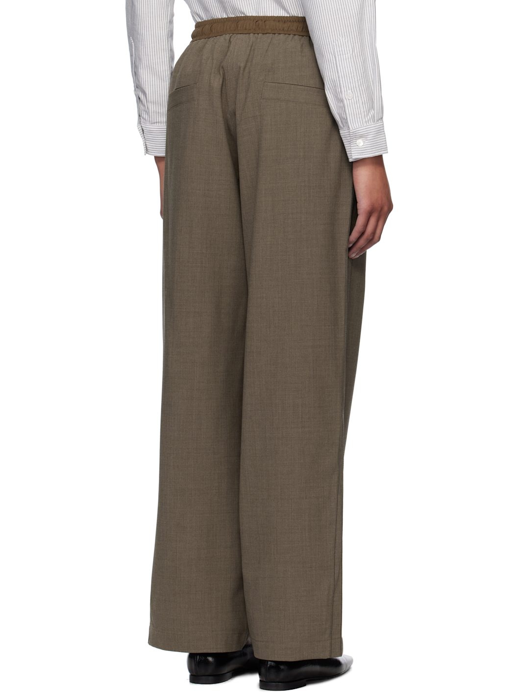 Taupe Tailoring Relaxed Trousers - 3