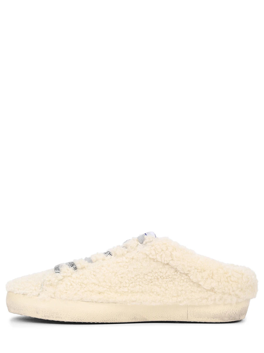 WOMEN'S SUPER STAR SABOT WITH GLITTER STAR (NATURAL WHITE/SILVER) - 3