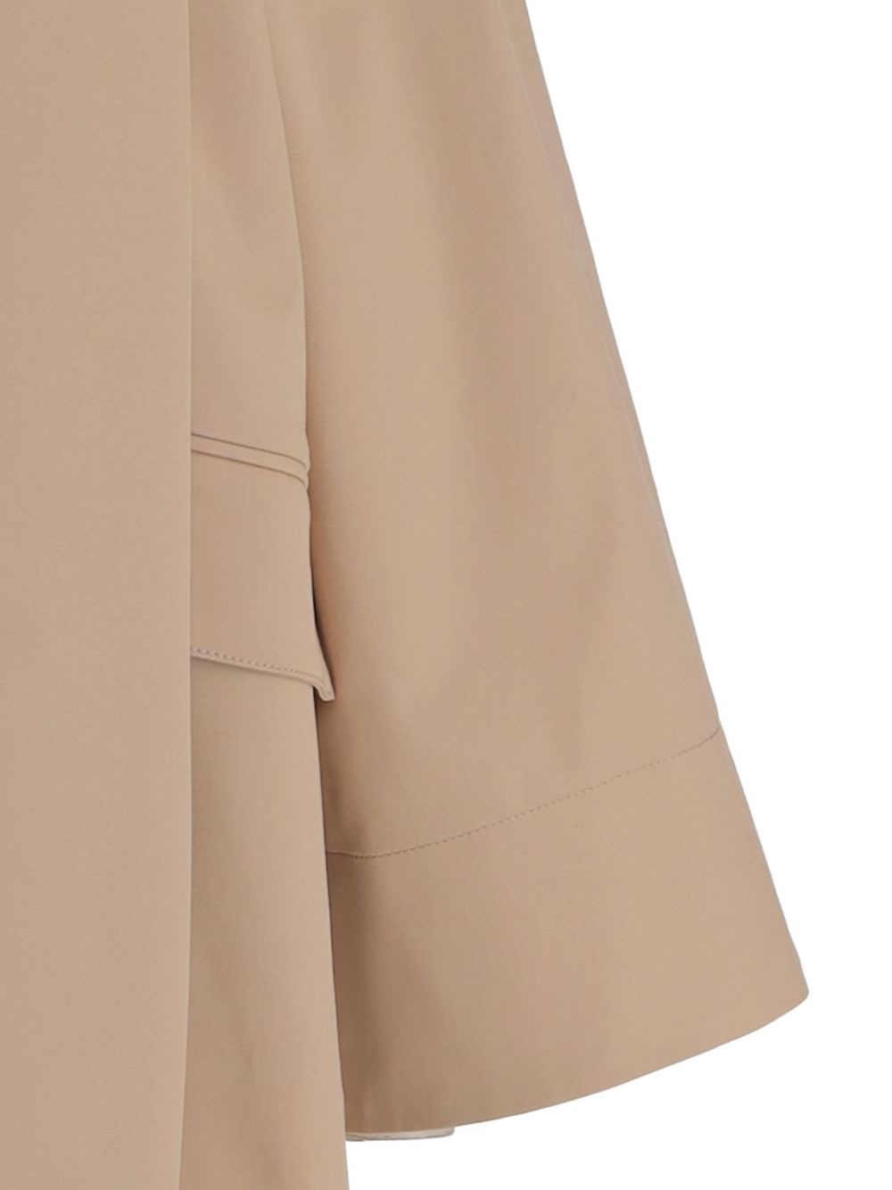 wrap-detail coat - 3