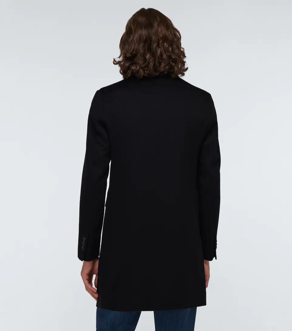 Layered cashmere overcoat - 4
