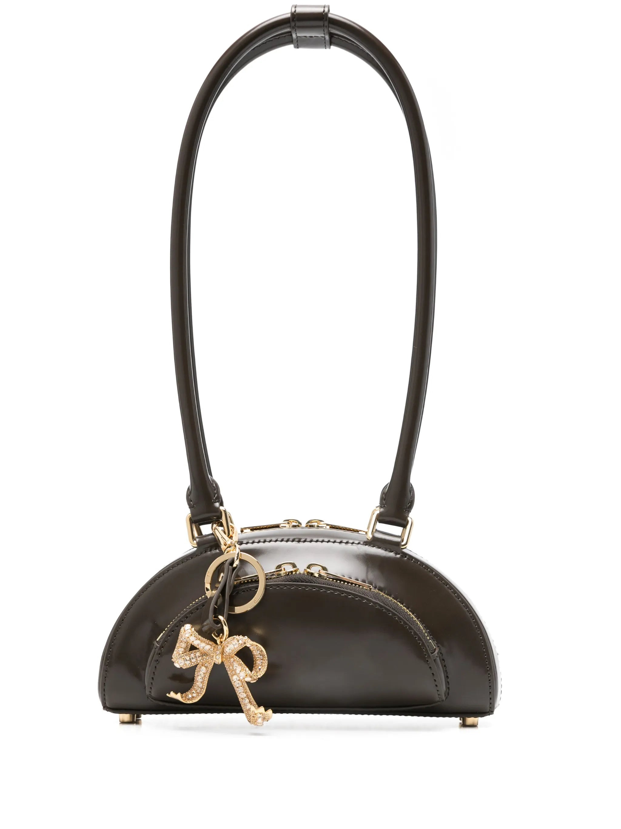 Self Portrait Curved Charm Shoulder Bag - 1
