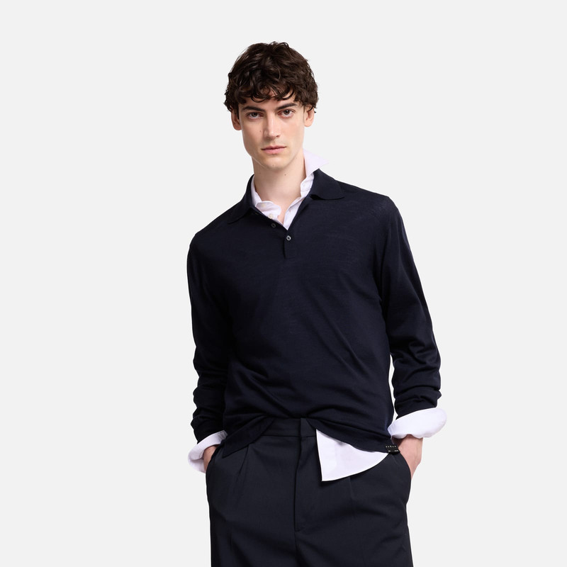 Polo shirt in wool 3