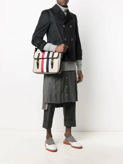 Thom Browne RWB stripe messenger bag outlook