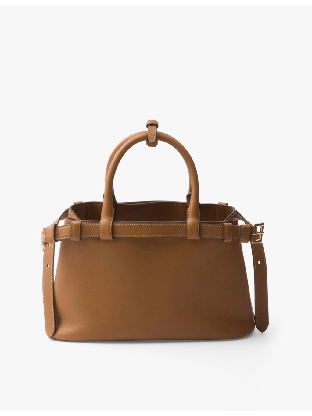 Buckle small leather tote bag - 5