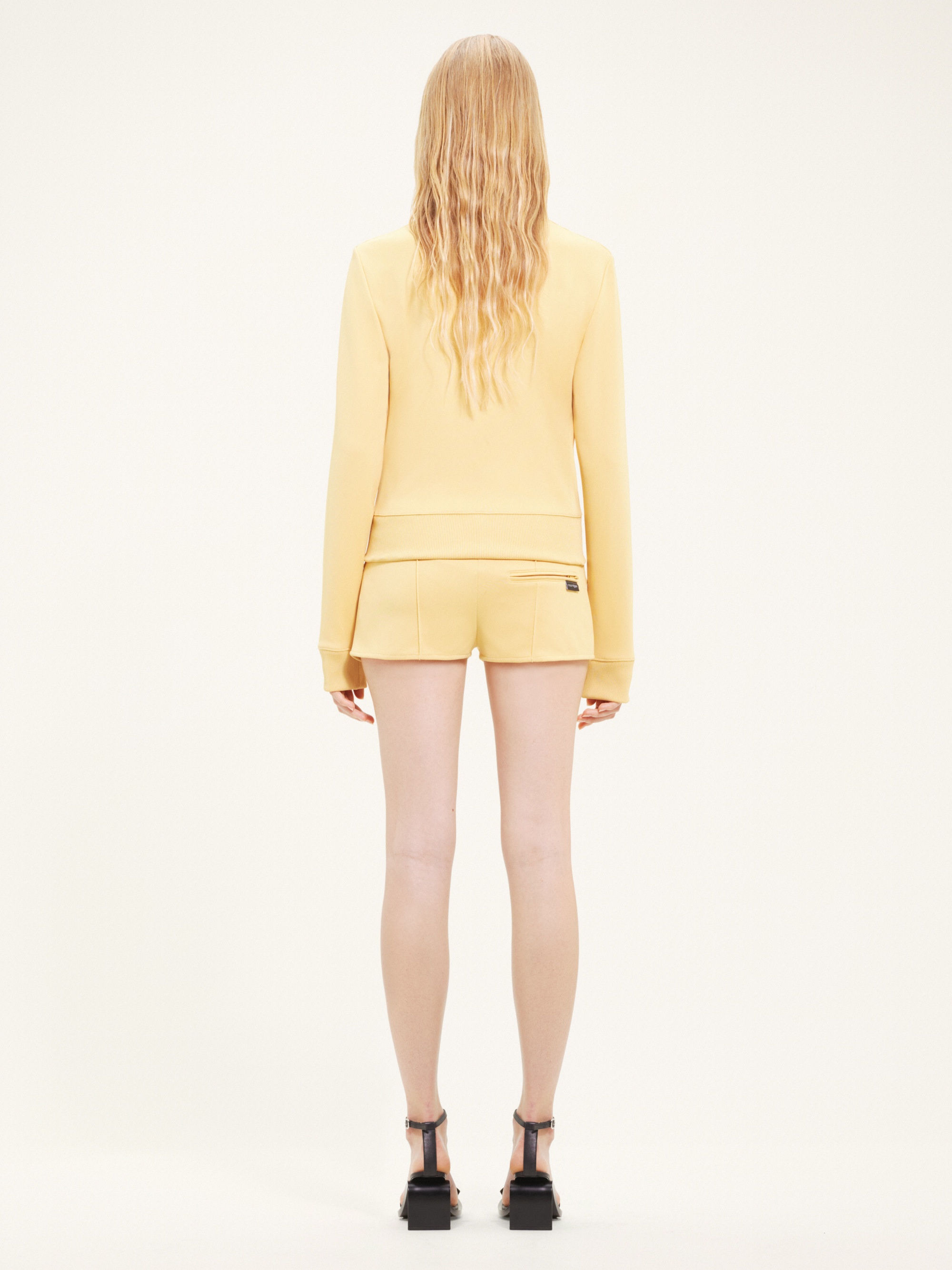 INTERLOCK TRACKSUIT MINI SHORTS - 5
