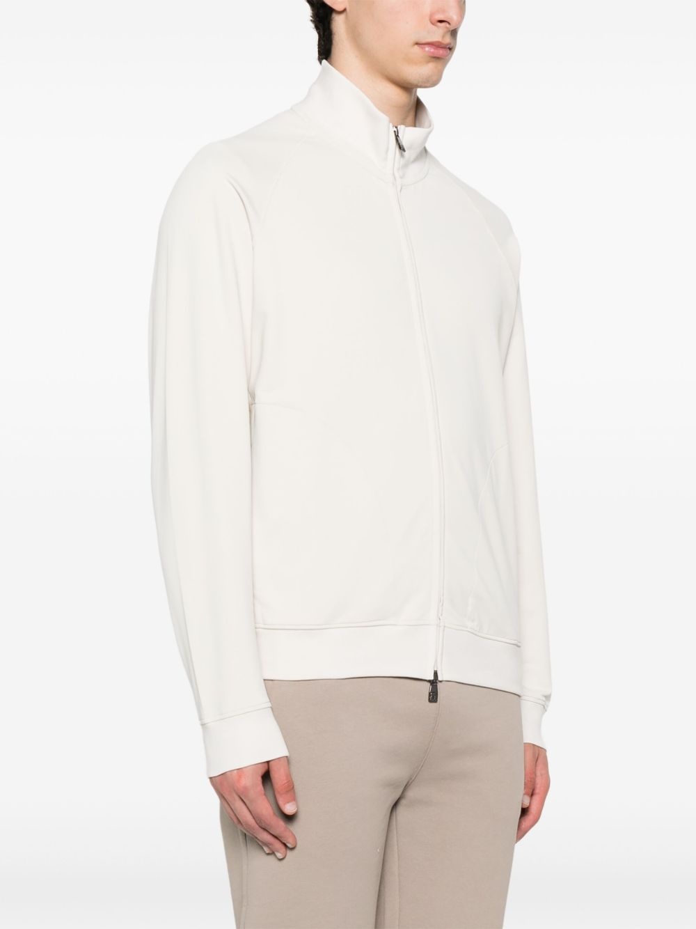 zip-up sweatshirt - 3