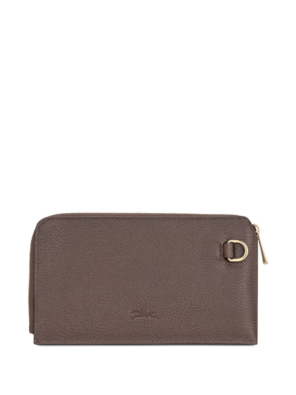 Le Foulonné leather zip pouch - 2