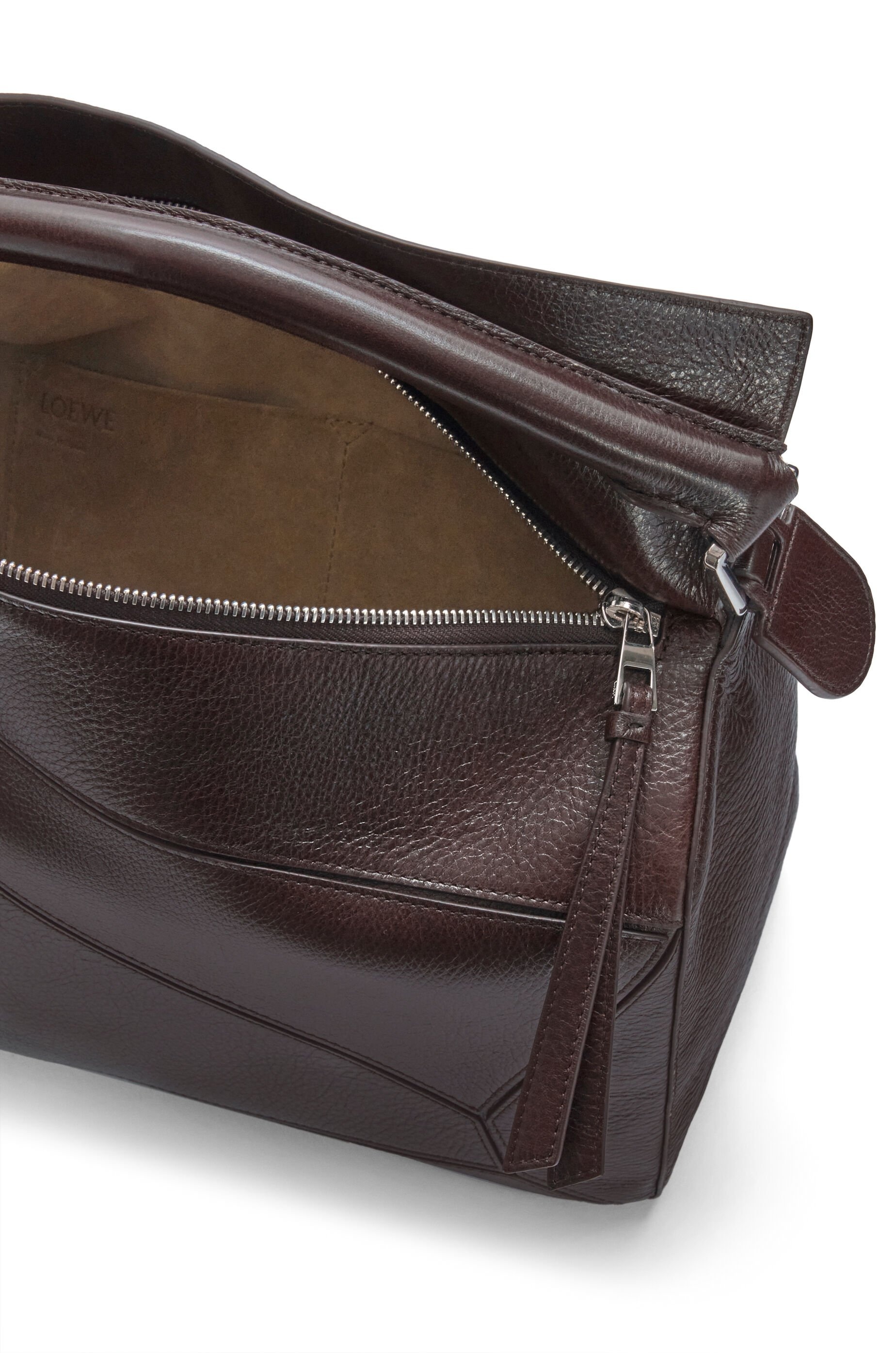 Large Puzzle bag in deerskin - 6