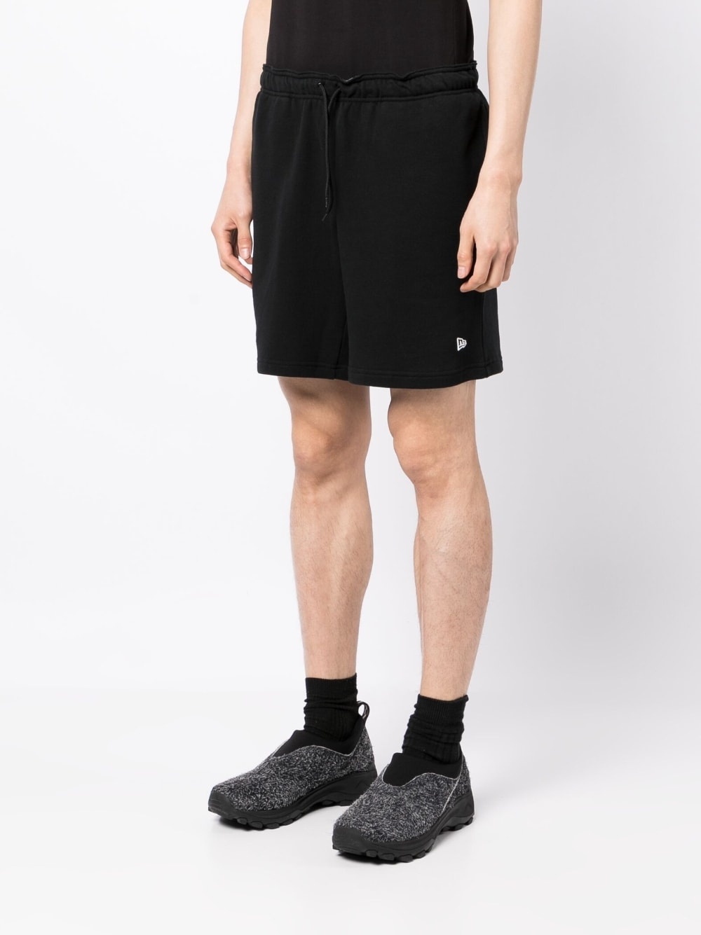 logo-print cotton shorts - 3