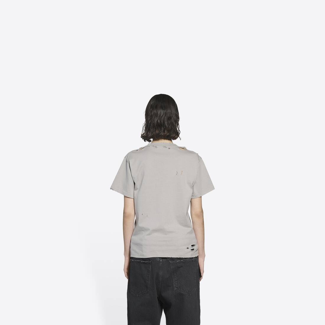 Blurry Small Fit T-shirt in Grey - 5