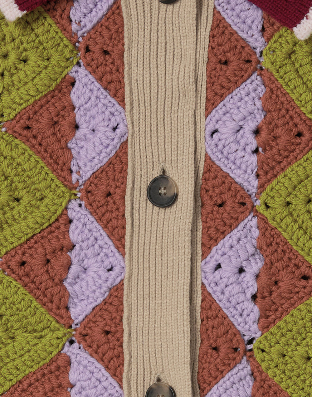 Crochet Mini Cardigan - 4