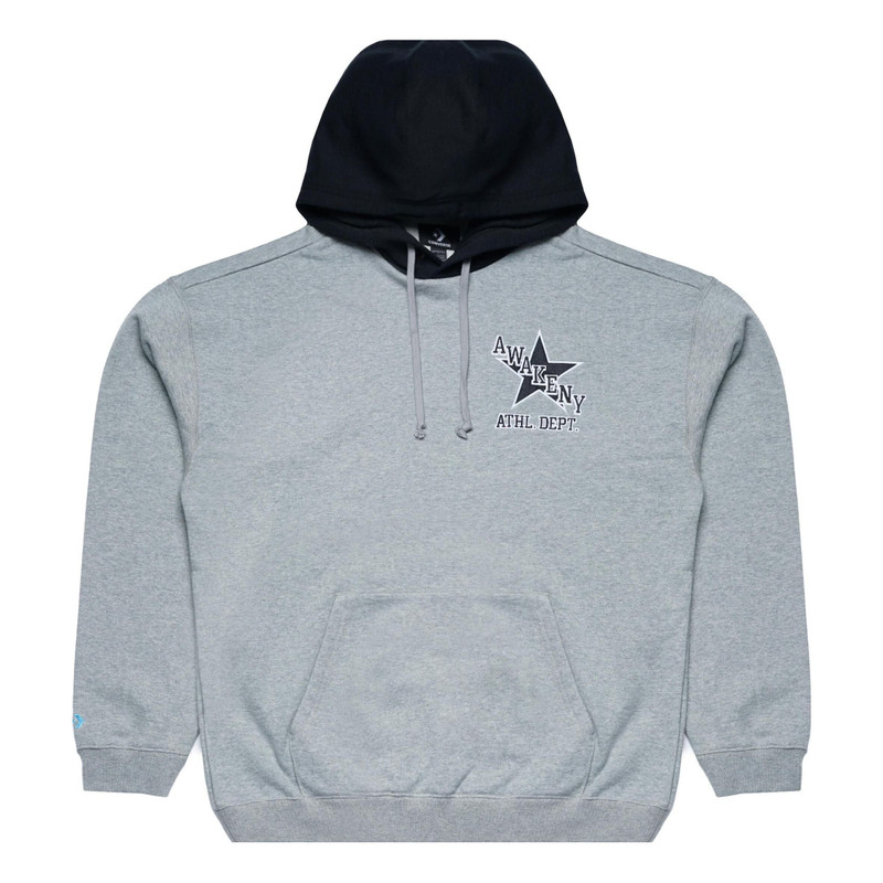 Converse x Awake Fleece Hoodie Vintage 'Grey Heather' 10026484-A02 - 1