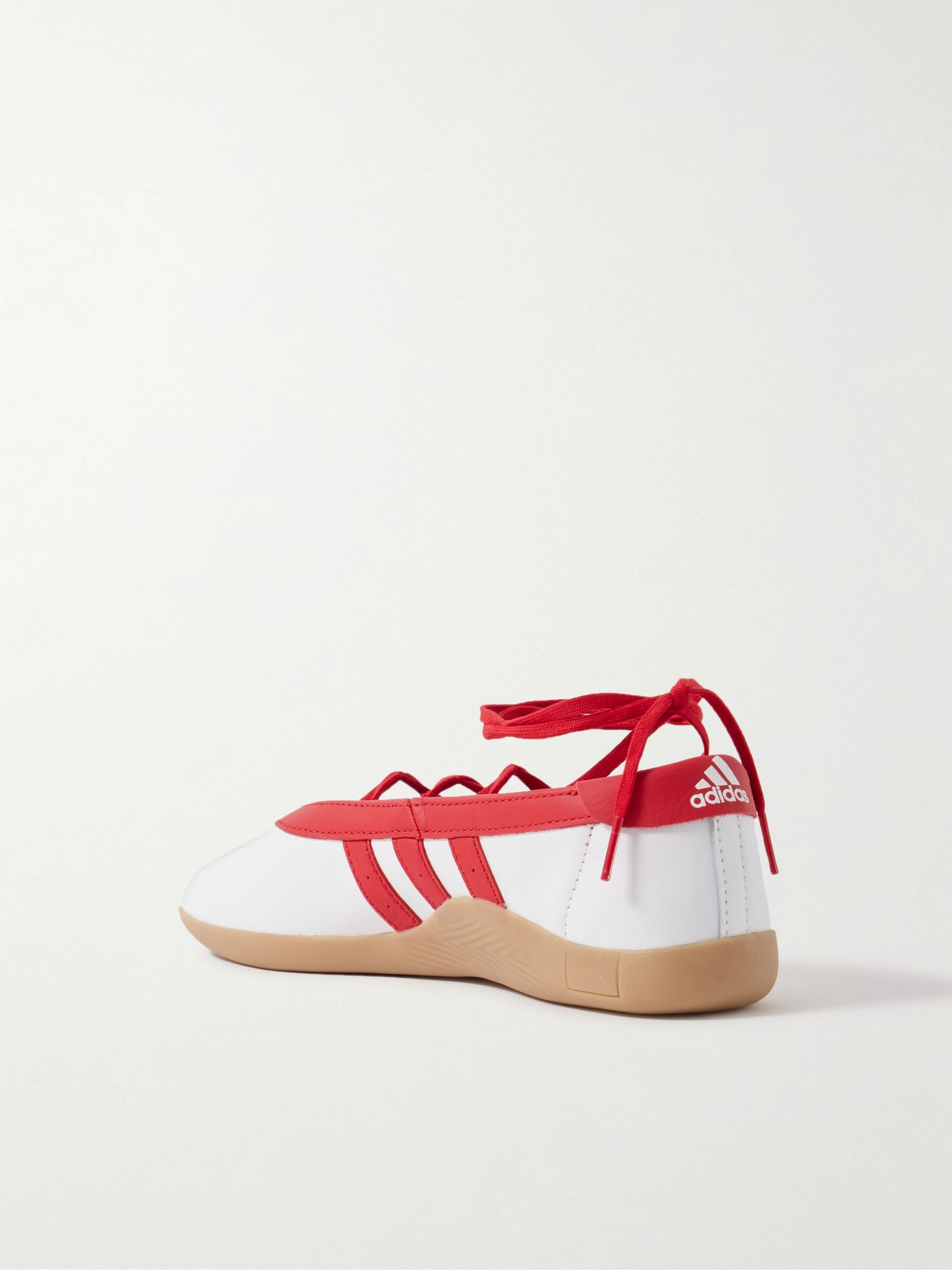 Taekwondo Mei Ballet leather sneakers Red - 3