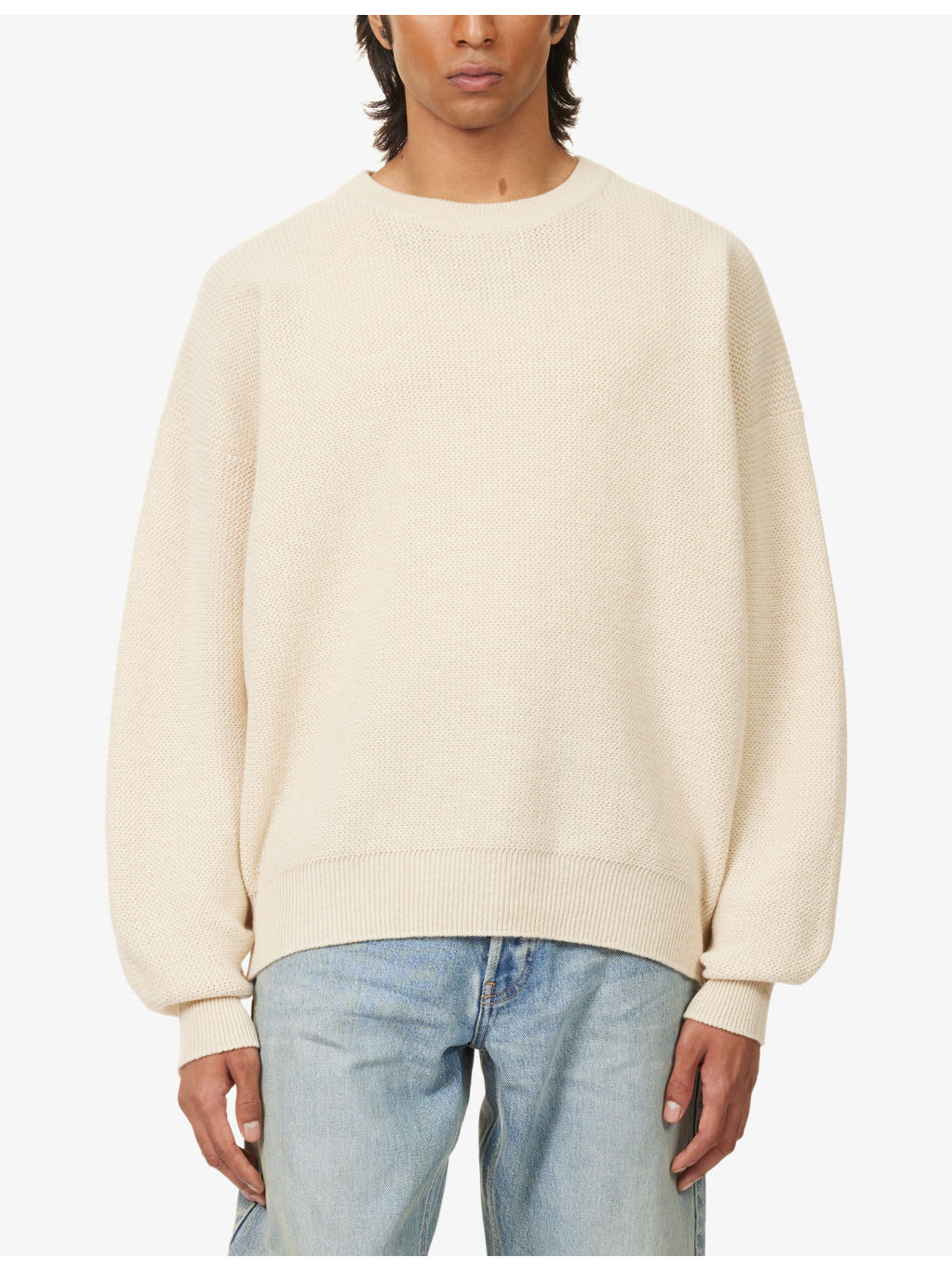 Racked-Rib Crewneck Knitted Wool Jumper - 3