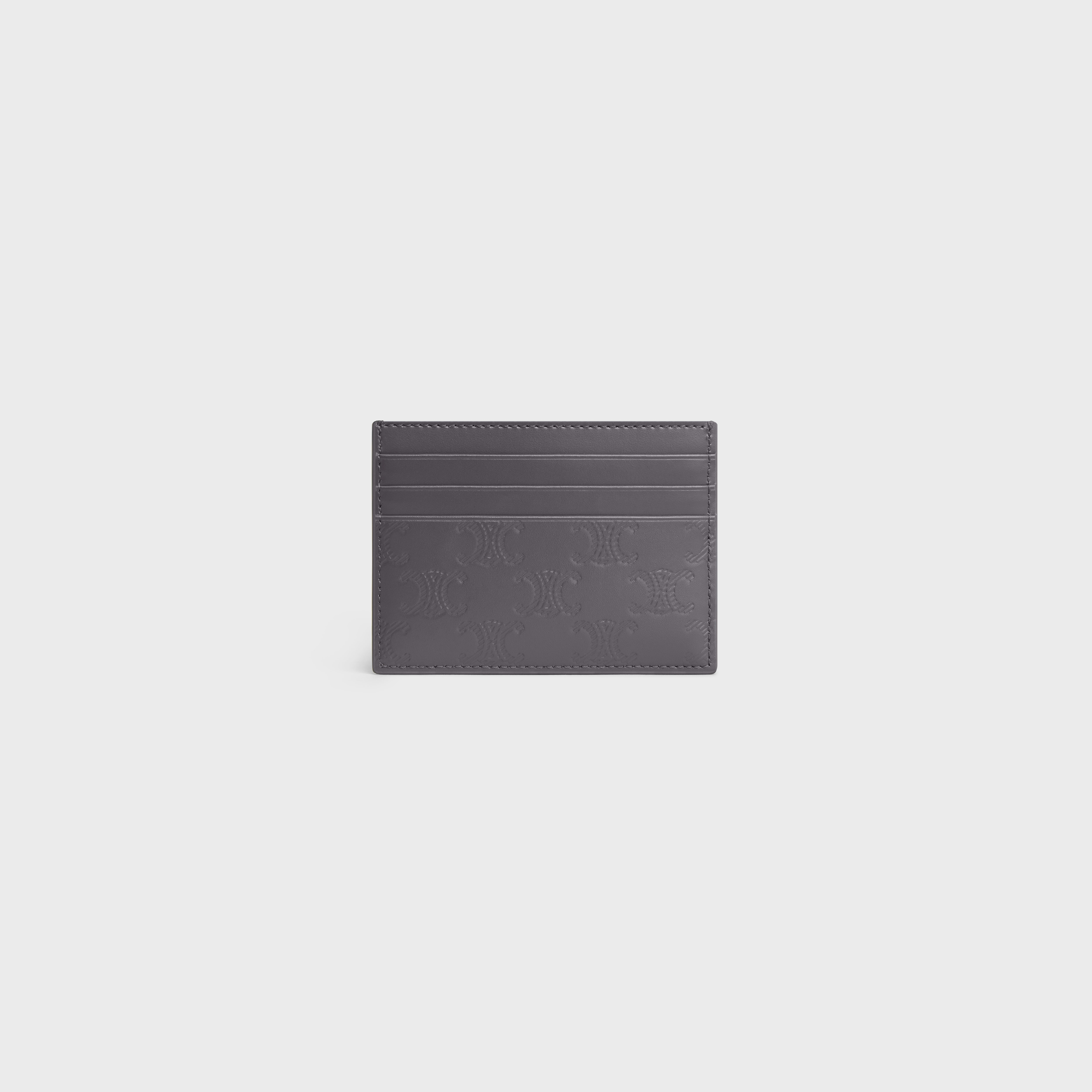 LARGE CARD HOLDER in Calfskin with triomphe embossed - 3