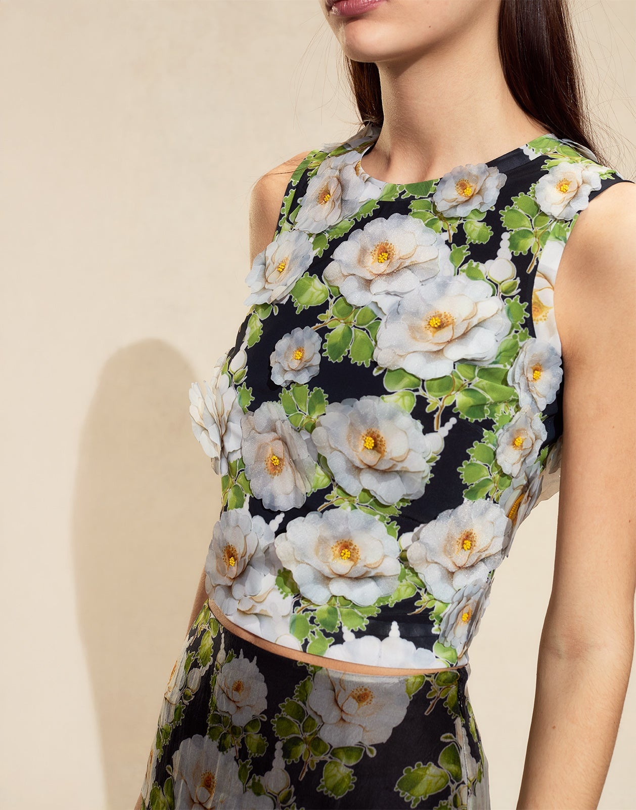 Cornelia Flower Applique Top - 5