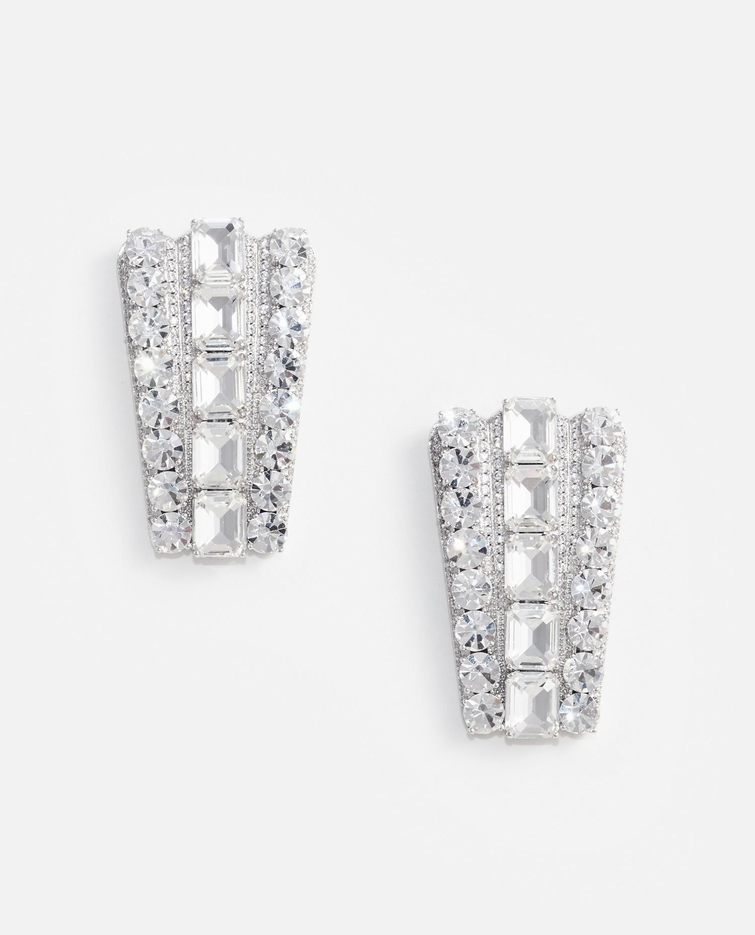MULTI CRYSTAL EARRINGS - 1