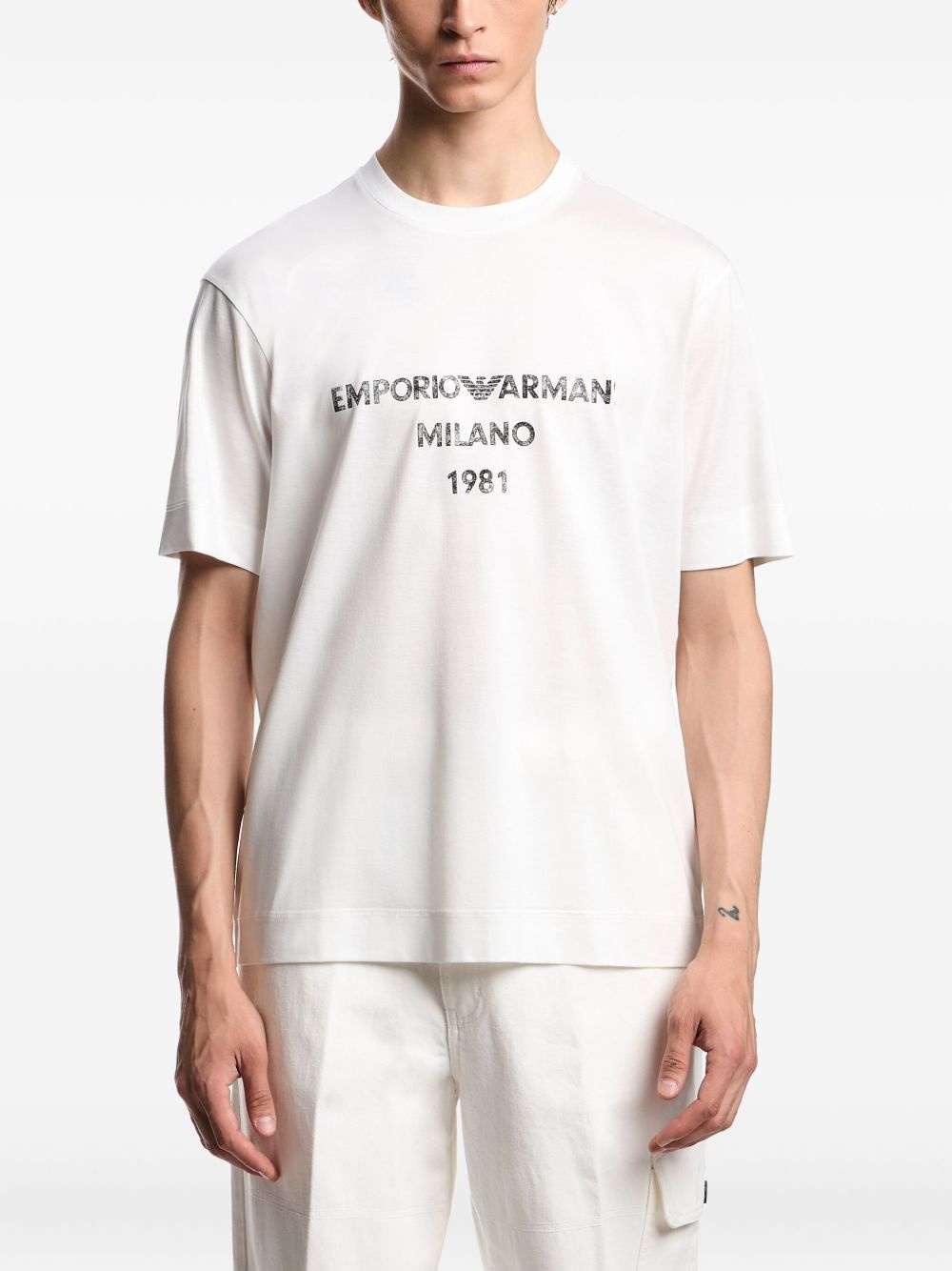 logo-print T-shirt - 3