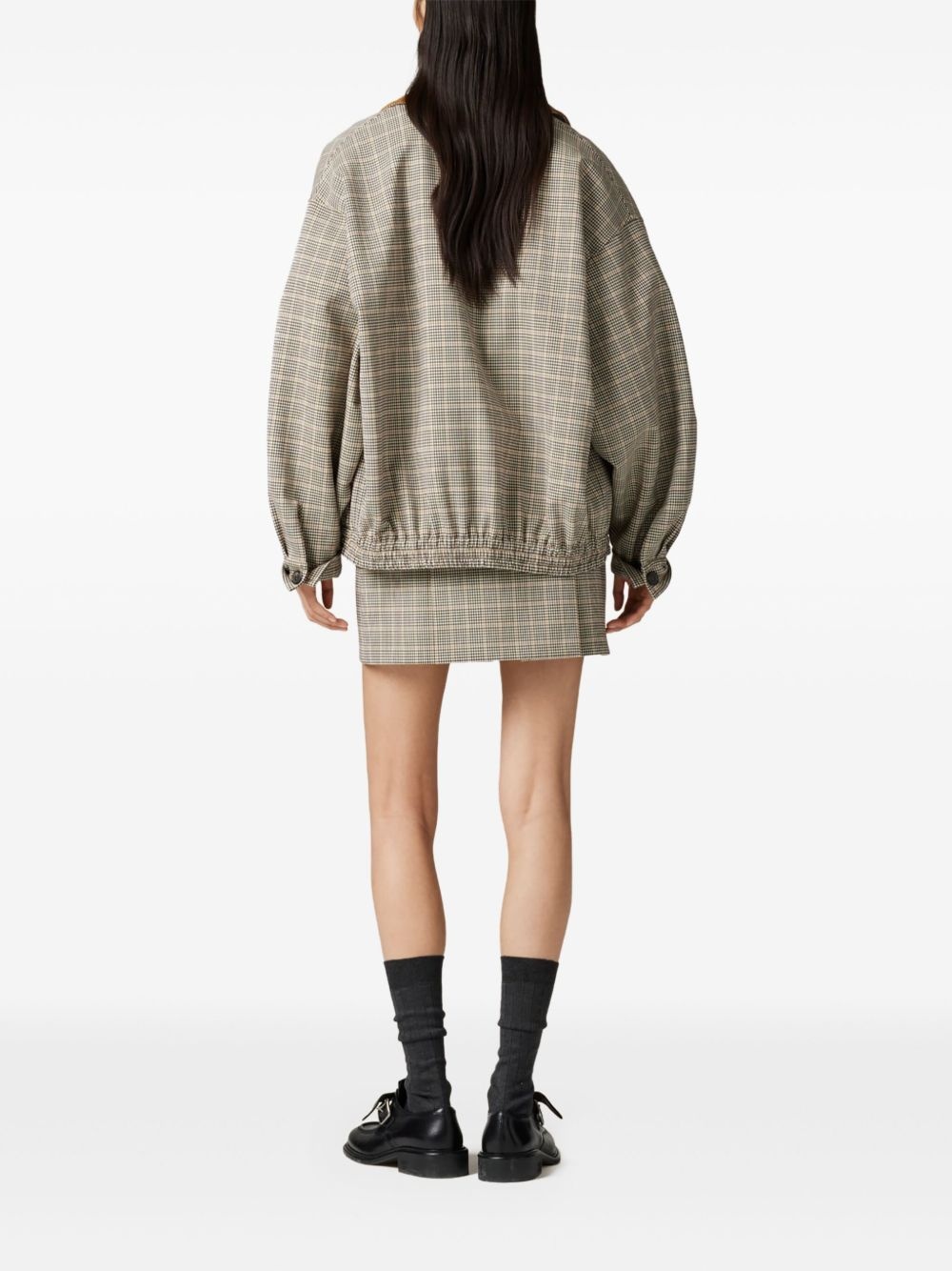 checked mini skirt - 3