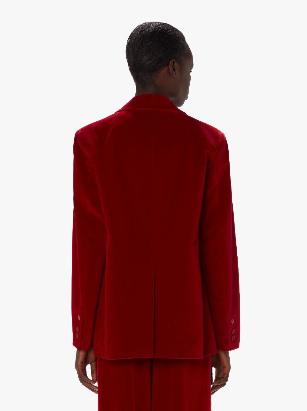 VELVET SINGLE BREASTED JACKET - 3