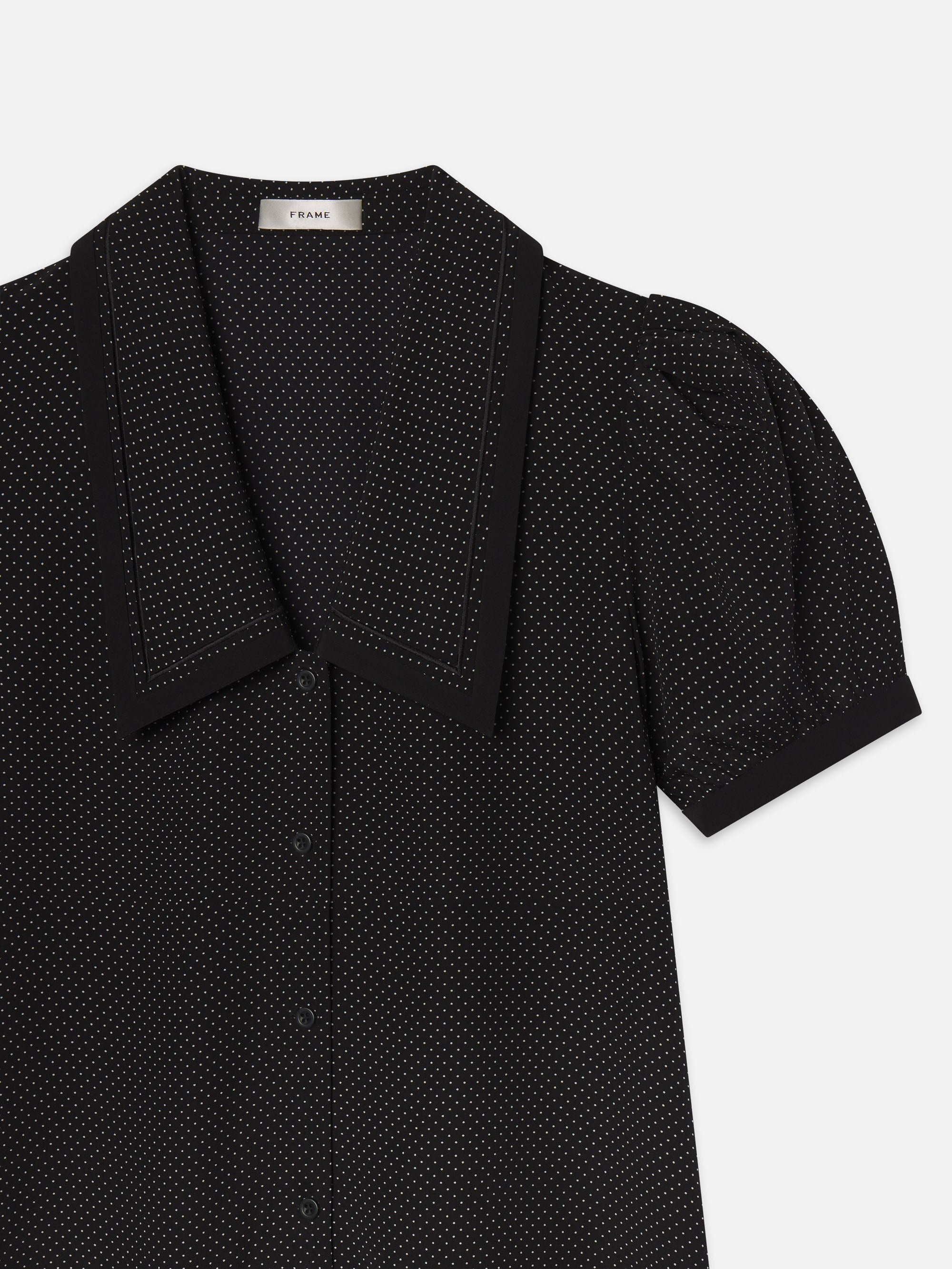 The Polka Dot Sailor Dress in Black Multi - 2
