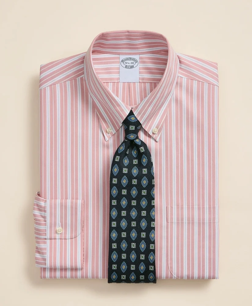 Cotton Non-Iron Oxford Button-Down Collar Dress Shirt - 1