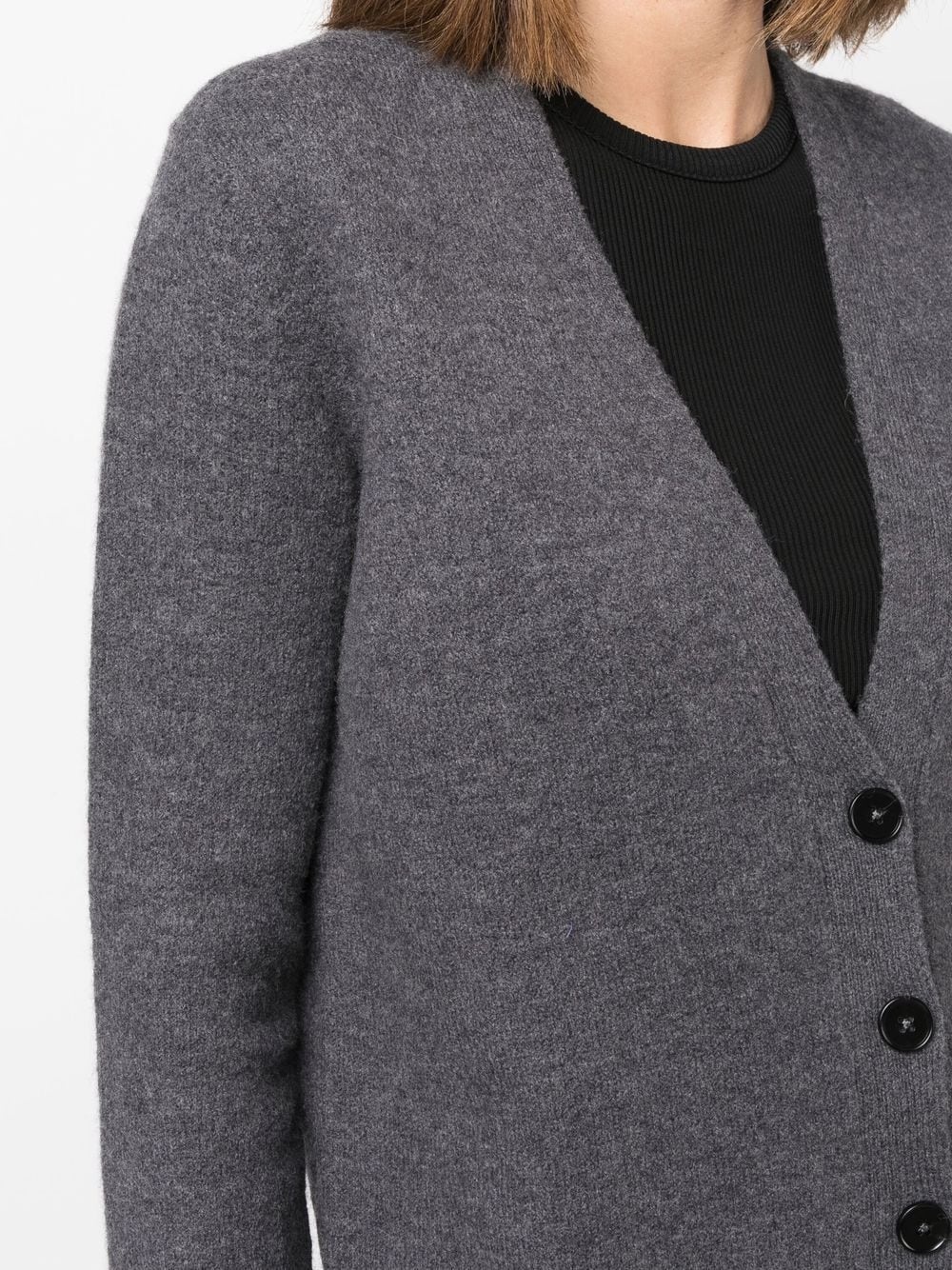 oversized wool cardigan - 5