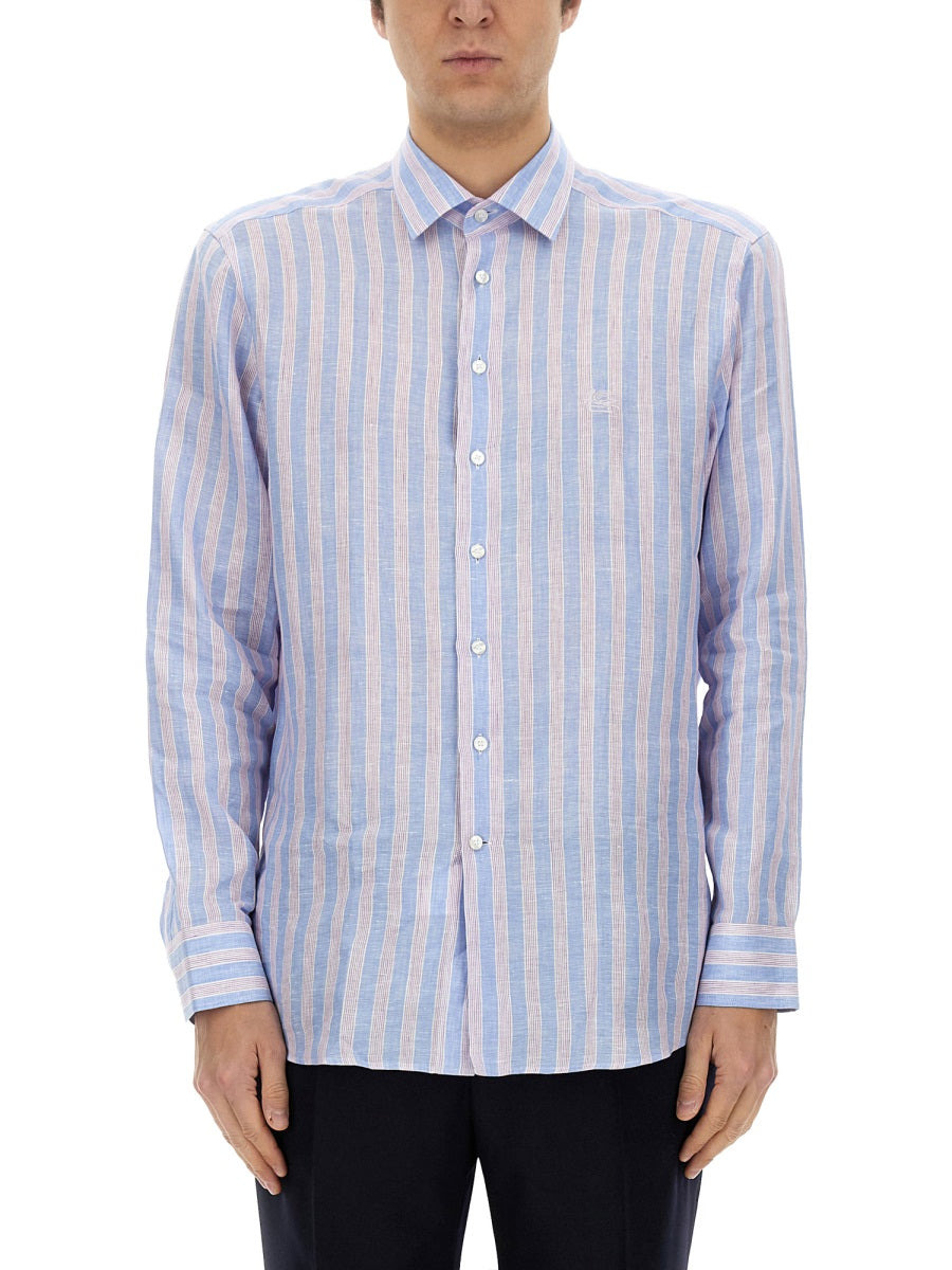 Etro Men Pegasus Logo Shirt - 3
