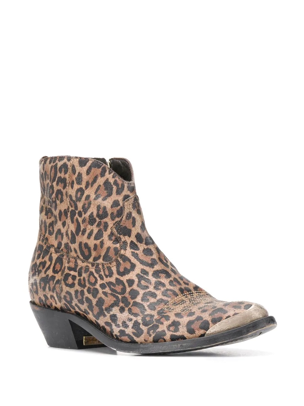 Young leopard-print ankle boots - 2