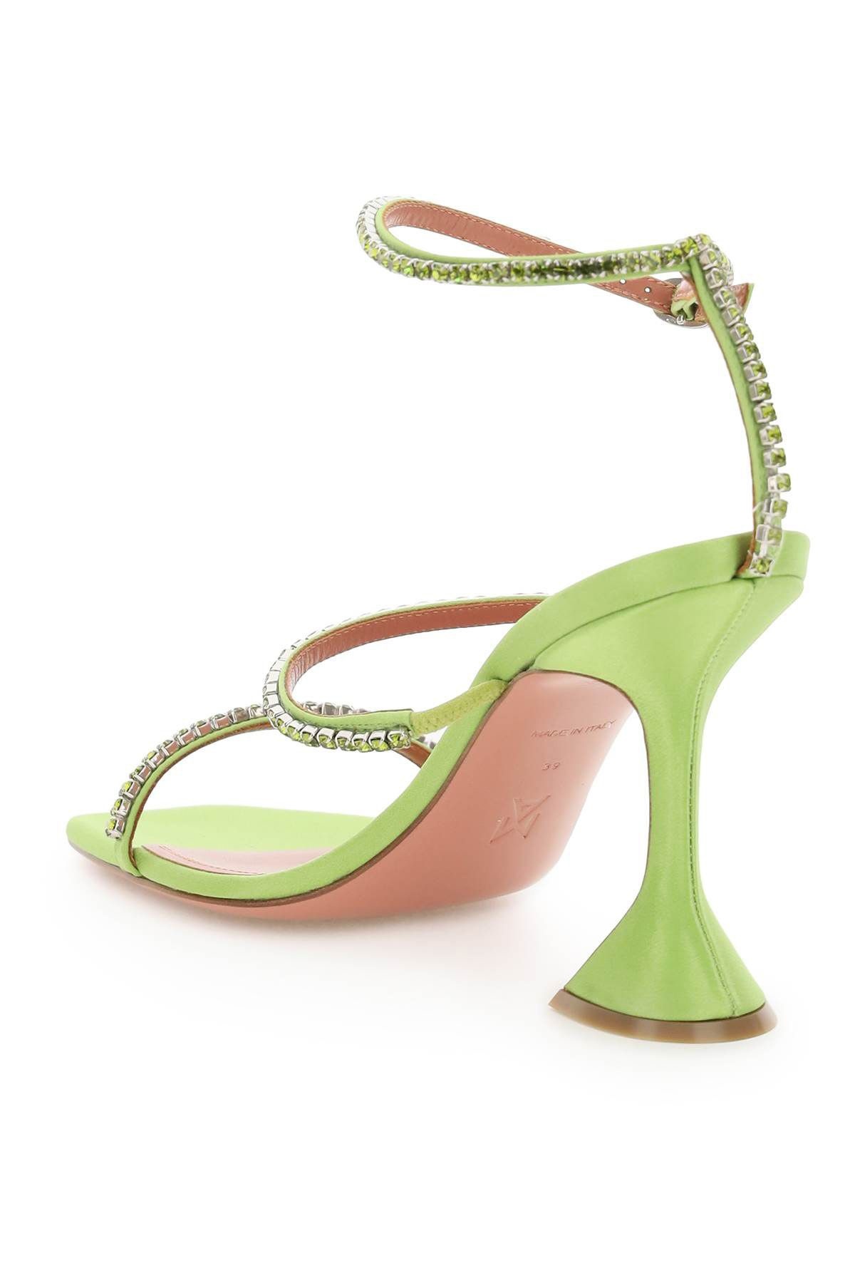 SILK SATIN GILDA SANDALS - 2