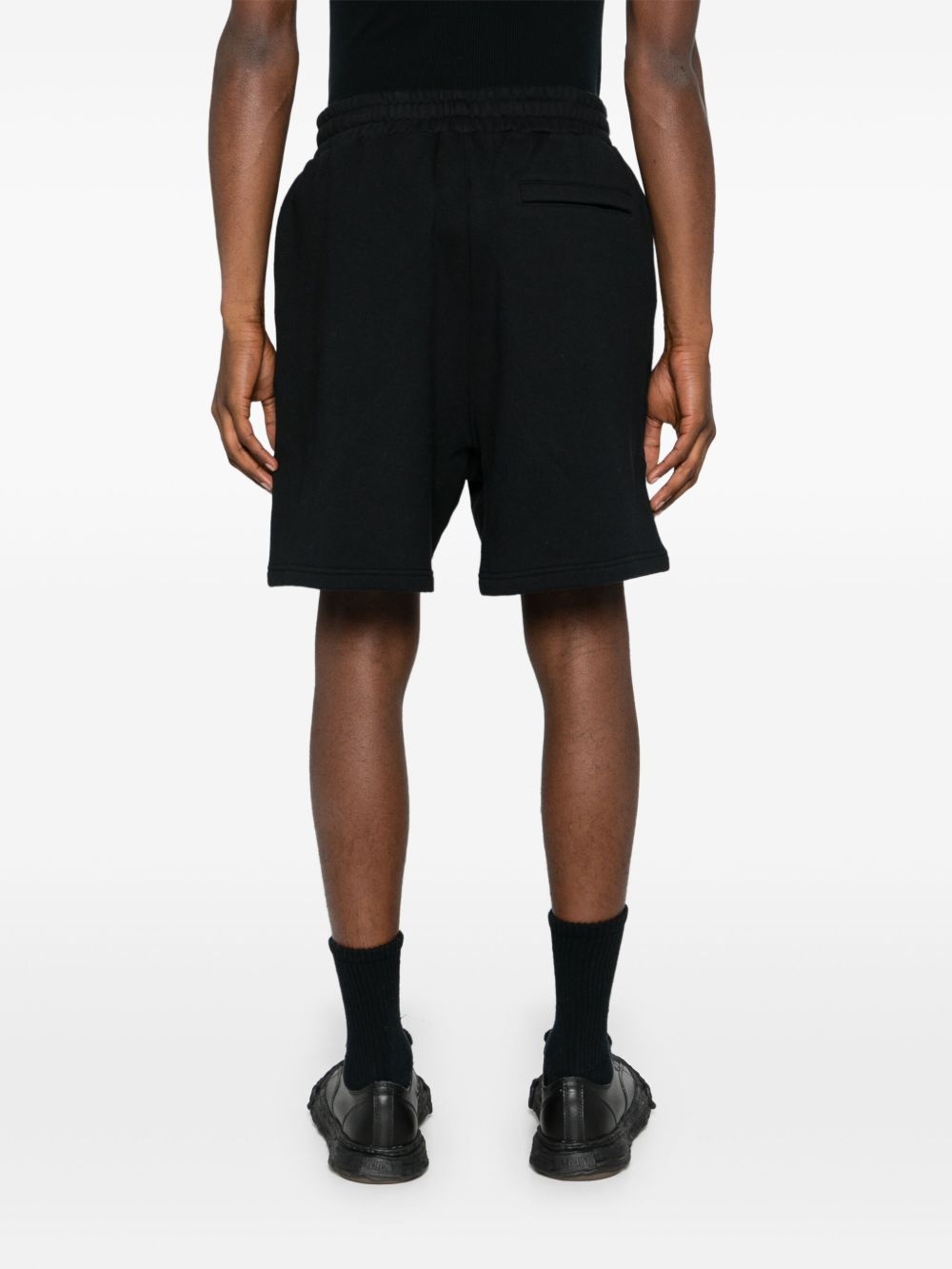 logo-embroidered track shorts - 4