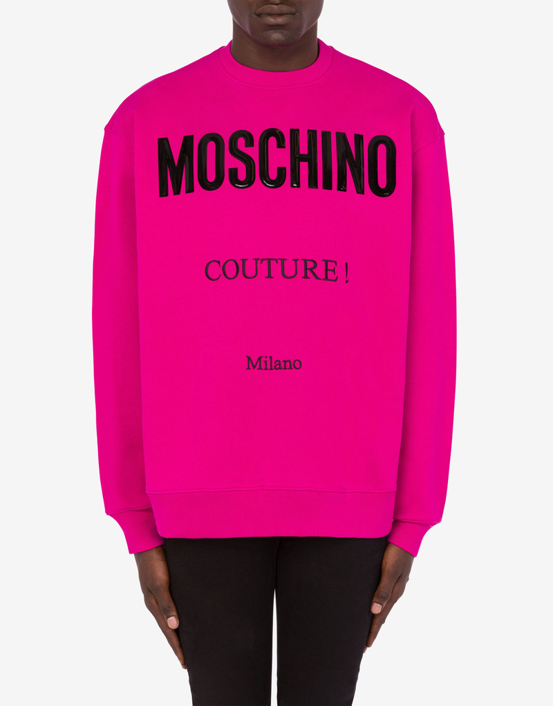 Moschino VINYL MOSCHINO COUTURE SWEATSHIRT outlook