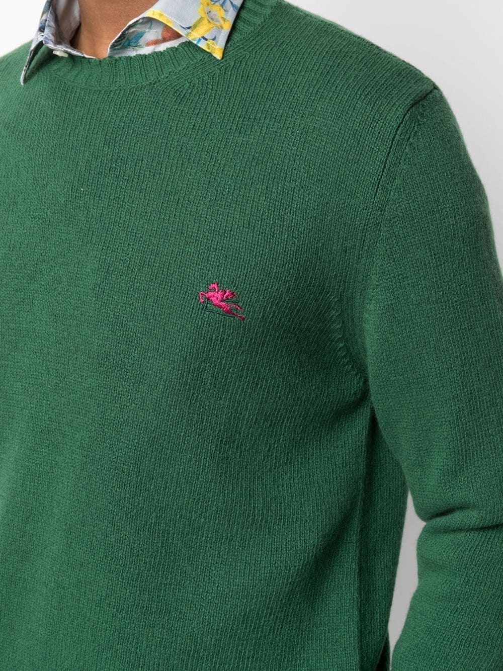 logo-embroidered jumper - 5