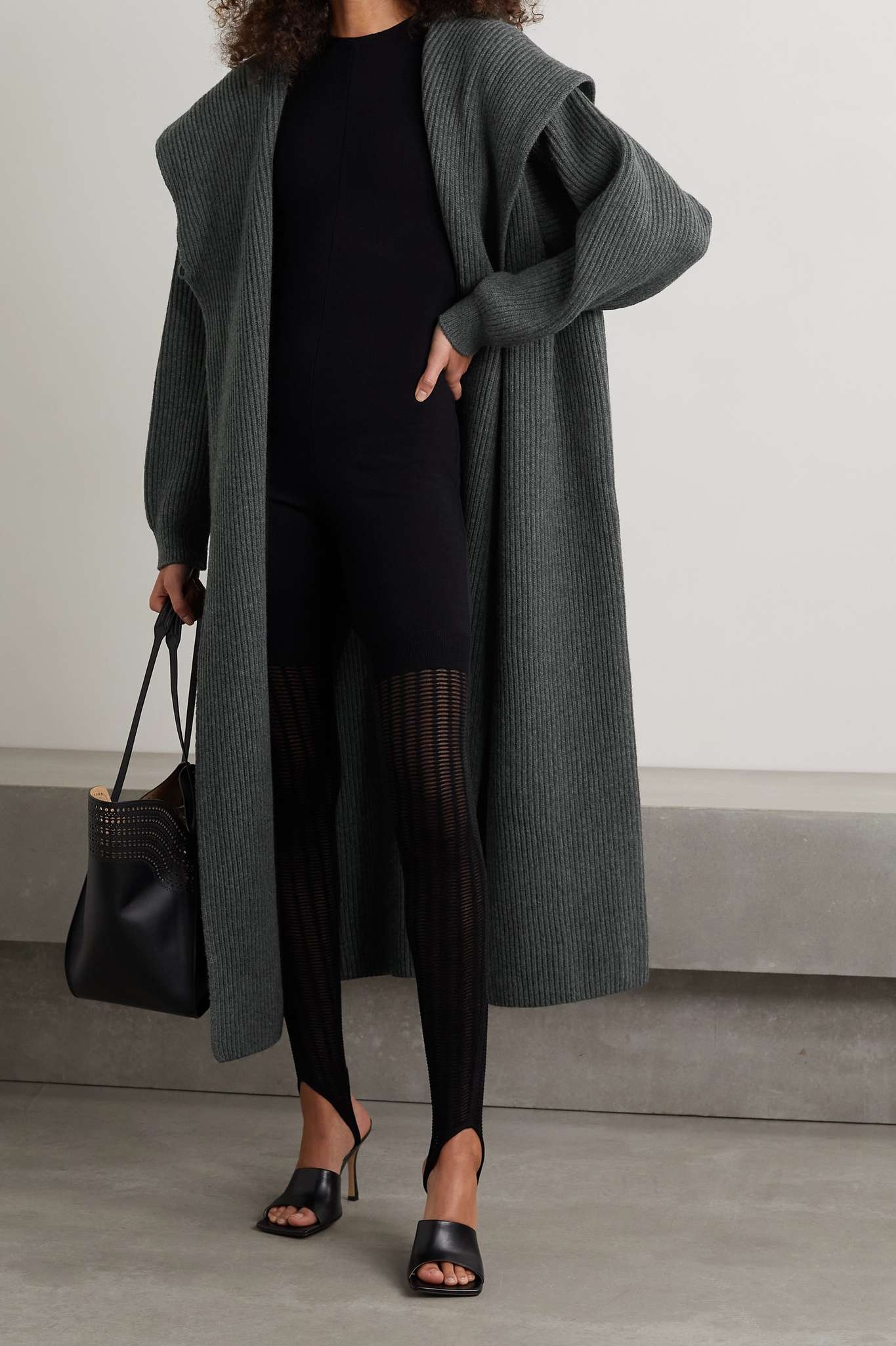 Ribbed wool and cashmere-blend cardigan - 2