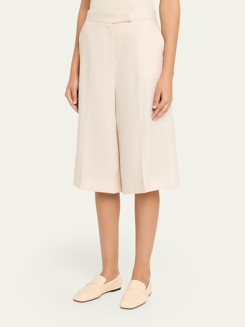 Wide-Leg Linen Pants 4