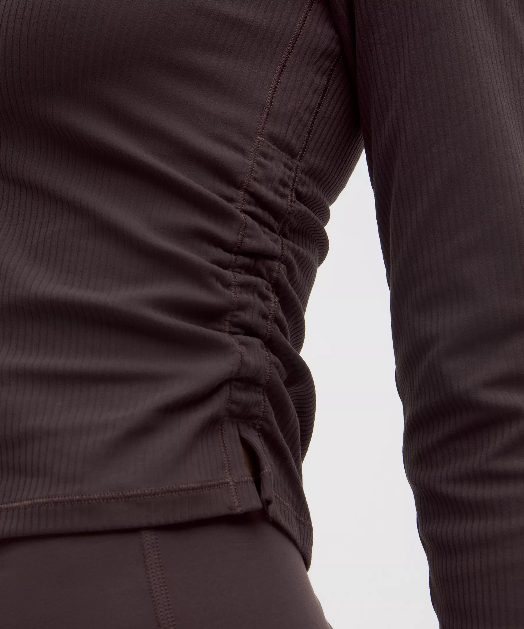 All It Takes Ribbed Nulu V-Neck Long-Sleeve Shirt *B-D Cups - 5