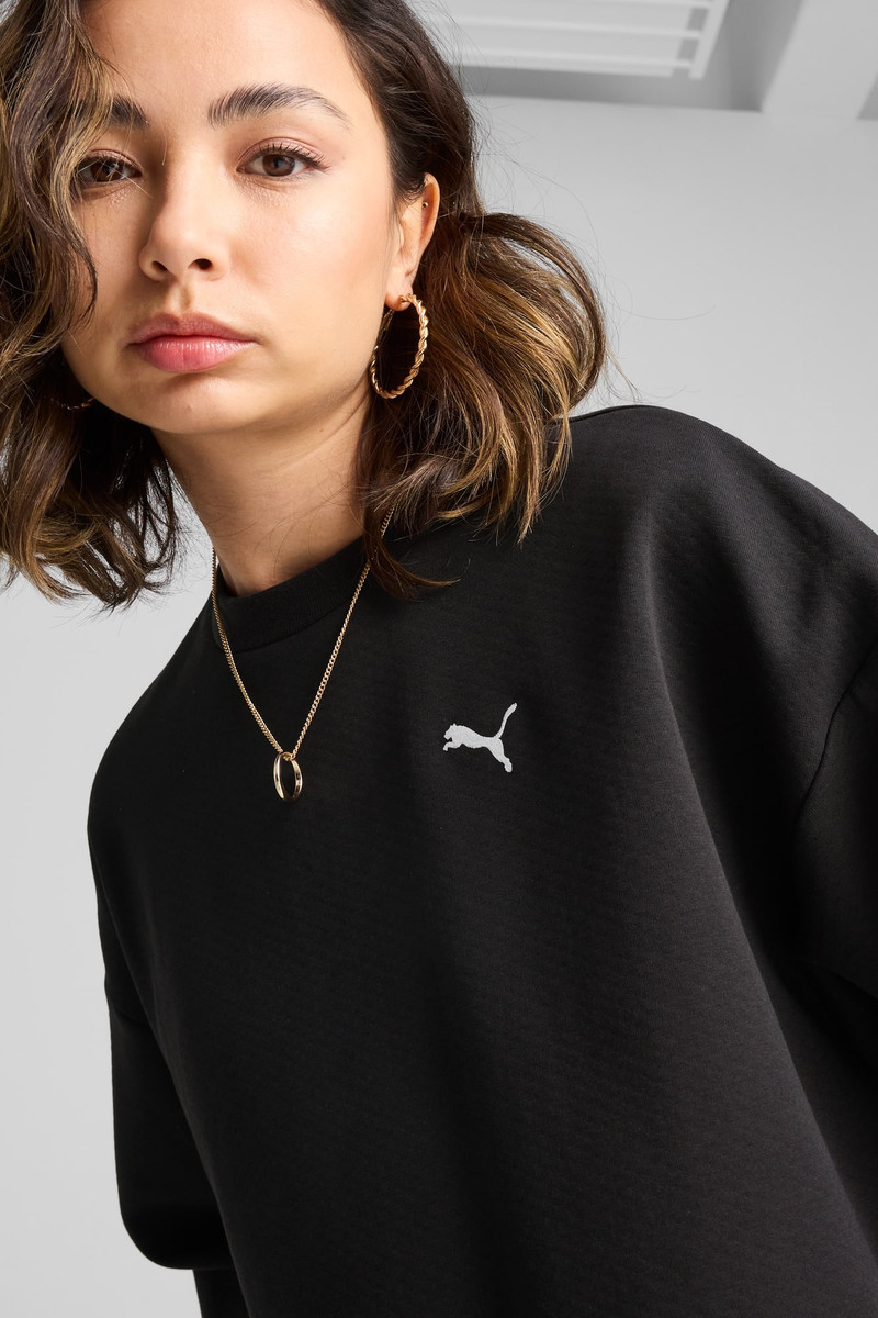 Wardrobe Essentials Women's Oversized Crew Sweatshirt 4